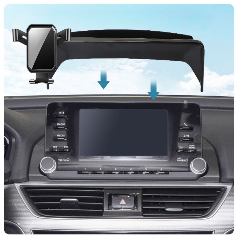 Suitable for Honda Accord/inspire 2018-2022 car Mount Gravity ABS aluminum alloy Car product Mobile Phone Holder