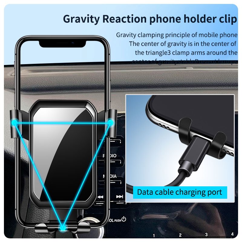 Suitable for Honda Accord/inspire 2018-2022 car Mount Gravity ABS aluminum alloy Car product Mobile Phone Holder