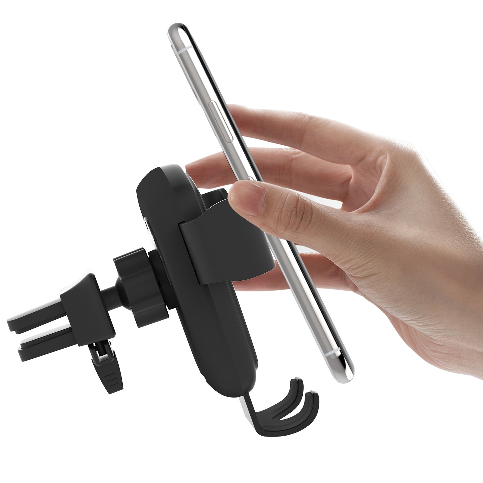 Trending products 2023 new arrivals wireless charger car charging stand phone holder for iphone for android