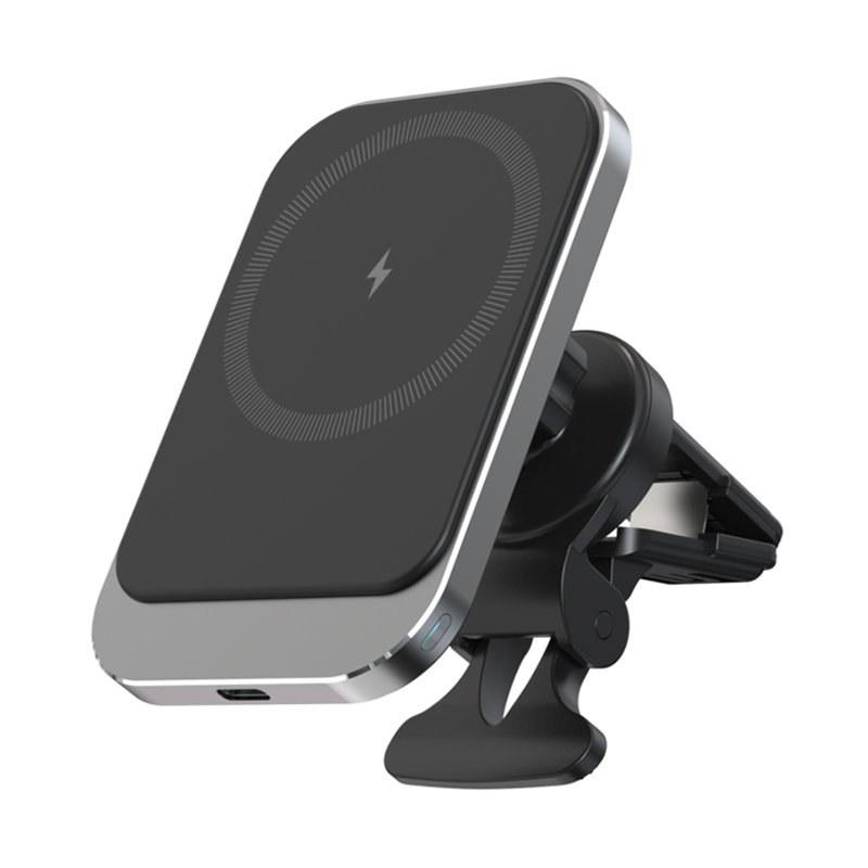 2024 New Arrival Smartphone Cell Cellphone Air Vent Mount Mobile Phone Magnetic Wireless Charger Holder for Car