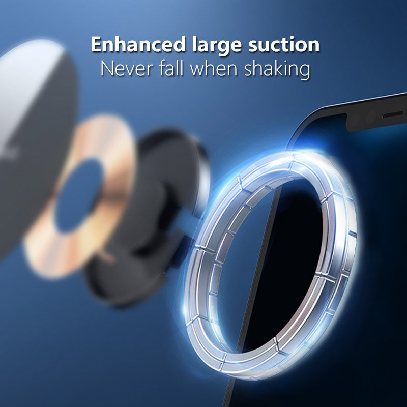 2024 New Arrival Smartphone Cell Cellphone Air Vent Mount Mobile Phone Magnetic Wireless Charger Holder for Car