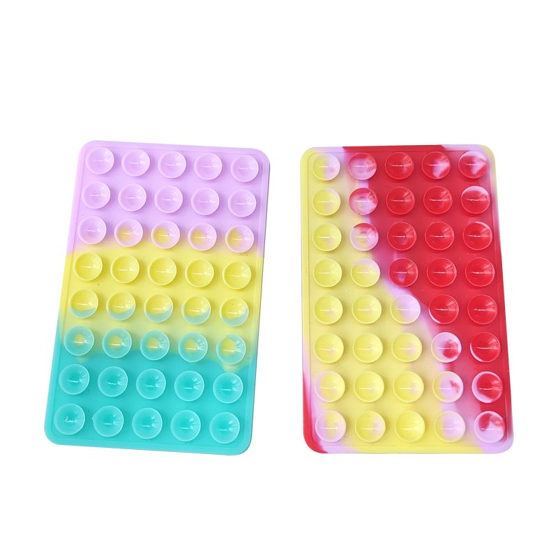 High Quality Anti-Slip Silicone Phone Case with Strong Solid Silicone Sucker Pad Portable Suction Fixing Backed Adhesive