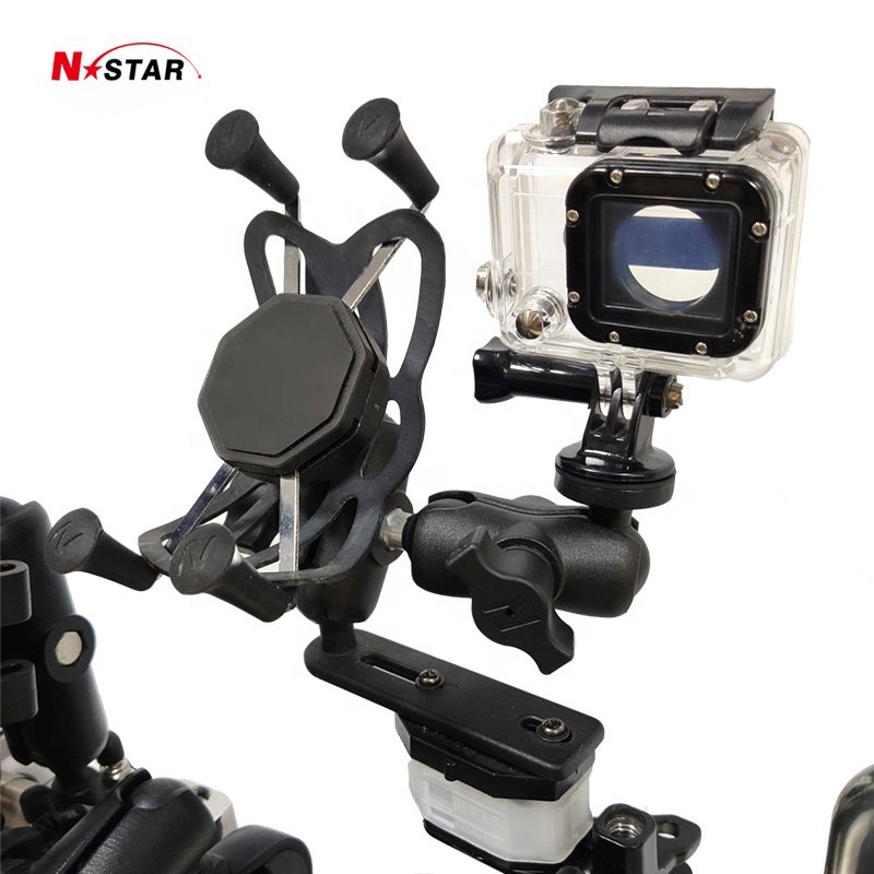 Motorbike Brake Clutch Phone Ball Mounts Reservoir Outdoor Tank Base Gym Equipment Universal x Cradle Mount Motorcycle for ram