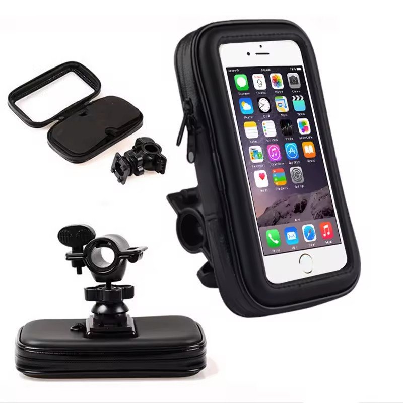 2024 Universal Bike phone Holder Waterproof Bag Case Handlebar Mount Stand Adjustable Holder For Mobile Cell phone