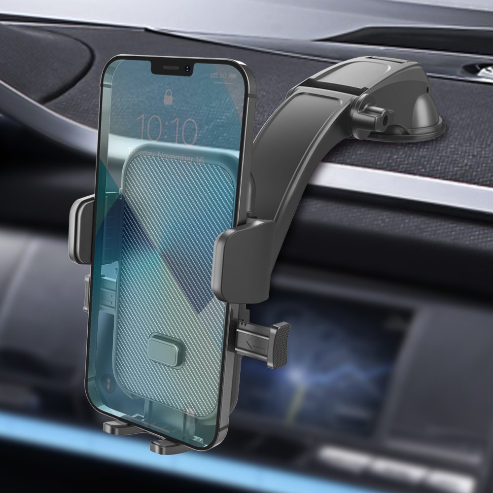 Taiworld Hot Selling Universal Sucker Car Phone Holder One Touch Car Windshield Stand For Smartphone