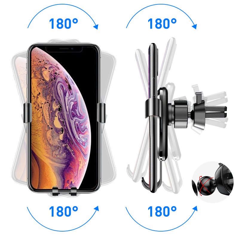 Dashboard Car Phone Holder Air Vent Car Mobile Phone Mount Smart Induction Car Holder Black Customized Box Portable Bmw 02 (E10)