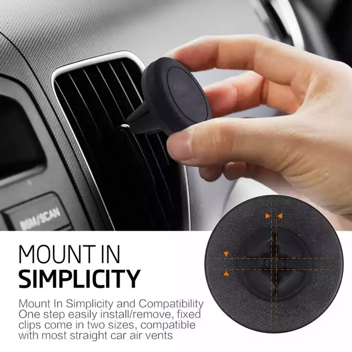 Hot Sale Air Vent Magnetic Car Phone Holder Car Air Vent Gravity Phone Car Mount