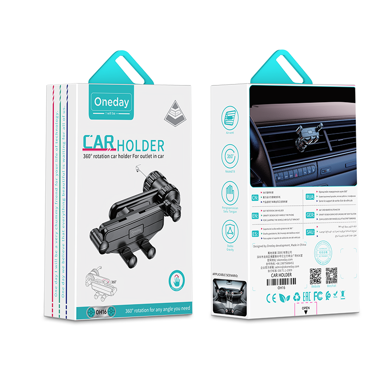 Hot Oneday OH16 Gravity car holder For outlet in car