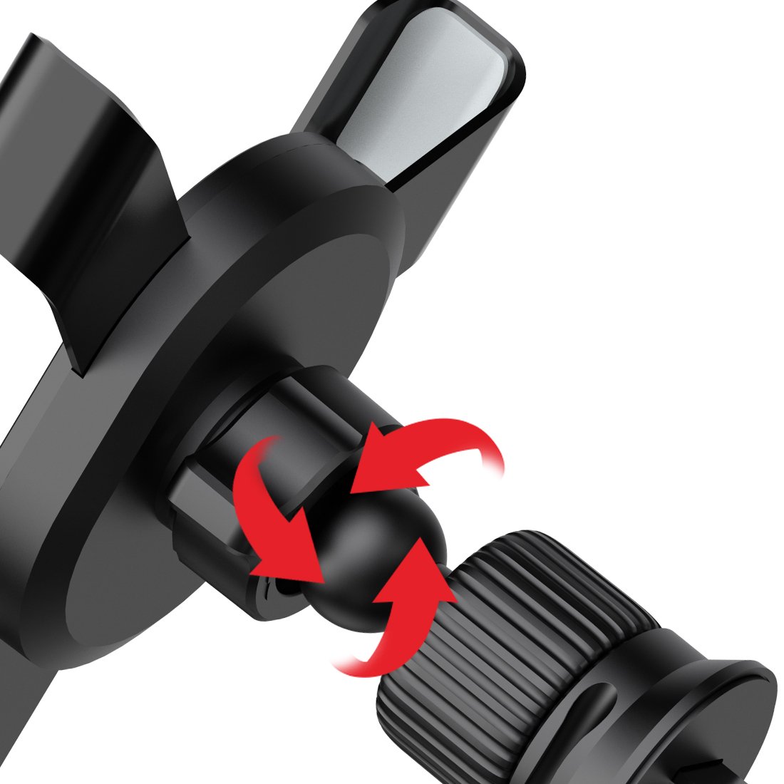 inkax Car Phone Holder 360 Degree Rotation Phone Mount Magnetic Automobile Cell Phone Holder For Car Dashboard