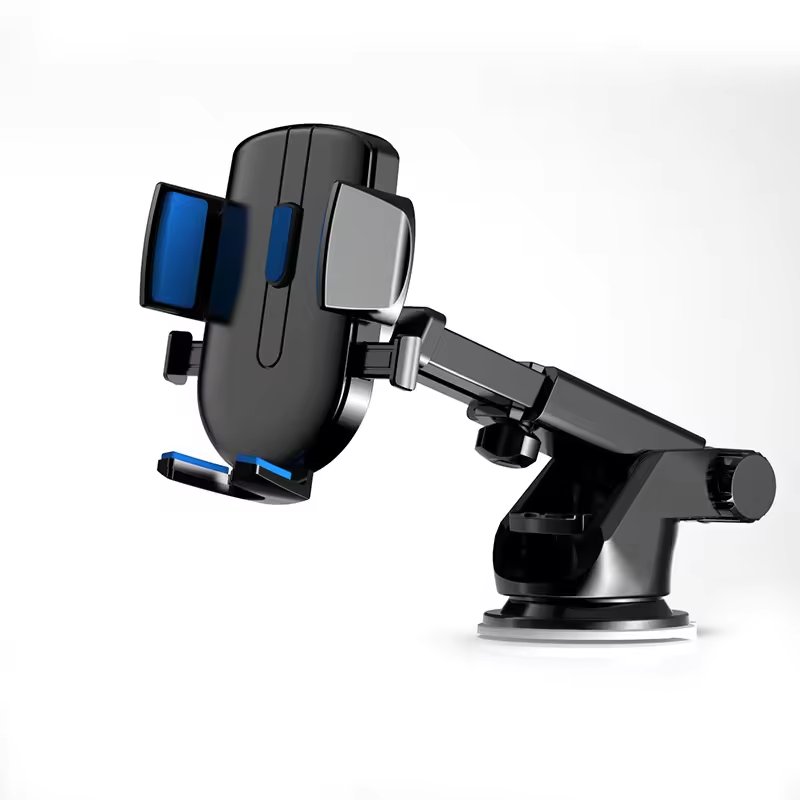 High Quality Universal 360 degree Rotating Strong suction cup Car Phone Holder with Retractable automatic lock