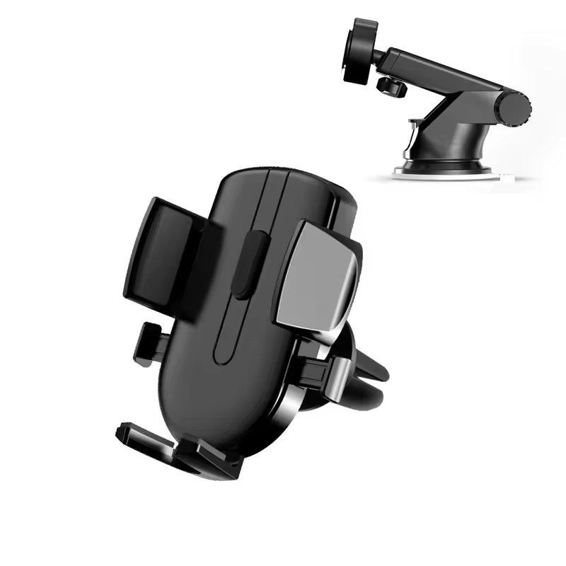 High Quality Universal 360 degree Rotating Strong suction cup Car Phone Holder with Retractable automatic lock