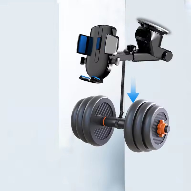 High Quality Universal 360 degree Rotating Strong suction cup Car Phone Holder with Retractable automatic lock