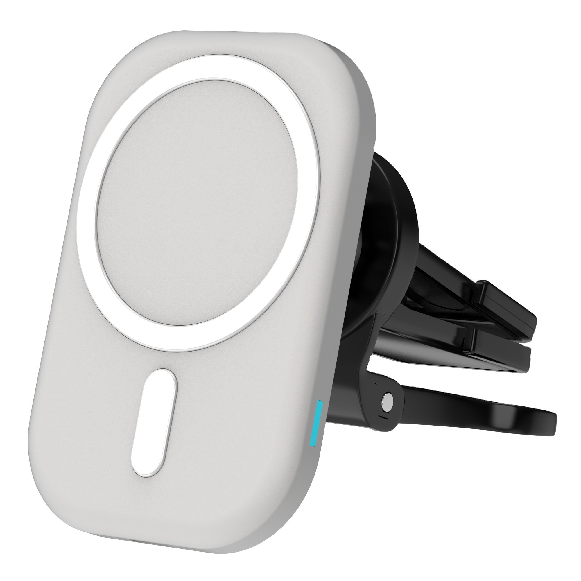 Magnetic Wireless Charger Car Mount Mobile Phone Holder for iPhone Magnet Car Wireless Charger OEM Charger TYPE-C Black White