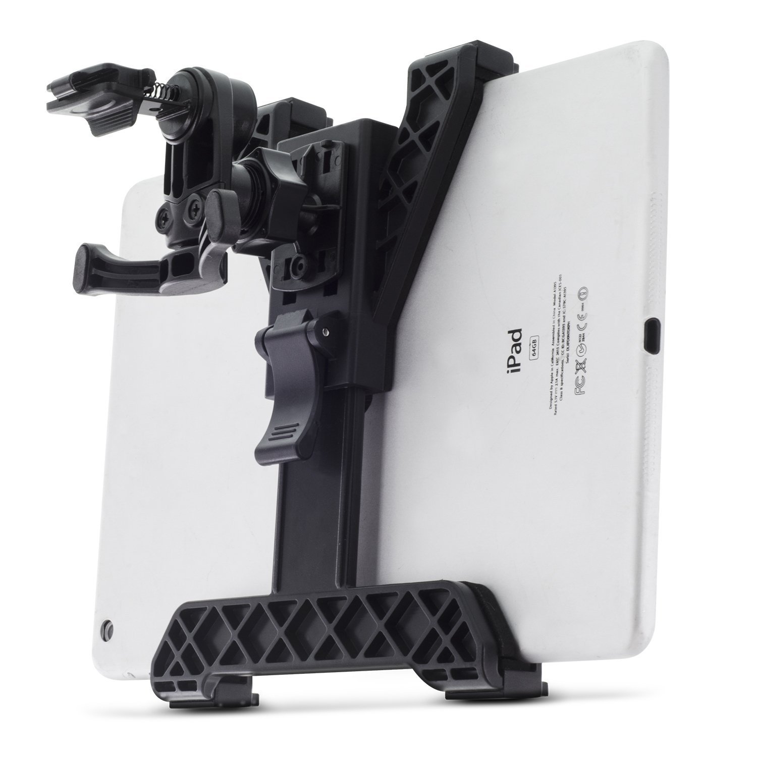 Universal Car Vent Tablet Mount, Air Vent Clip Tablet Holder for Car with Adjustable Hook Clamp for iPad 4.7-12.9"
