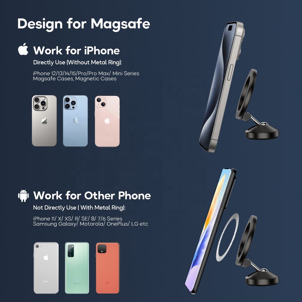 2024 tendencias innovadoras dashboard phone holder magsafe phone car holder magsafe car holder