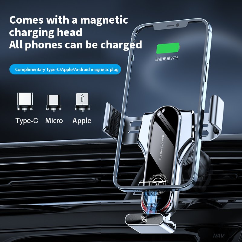 car wireless charger 20w q-i wireless charger fast charging car mount phone mobile phone holder with wireless charger for cars