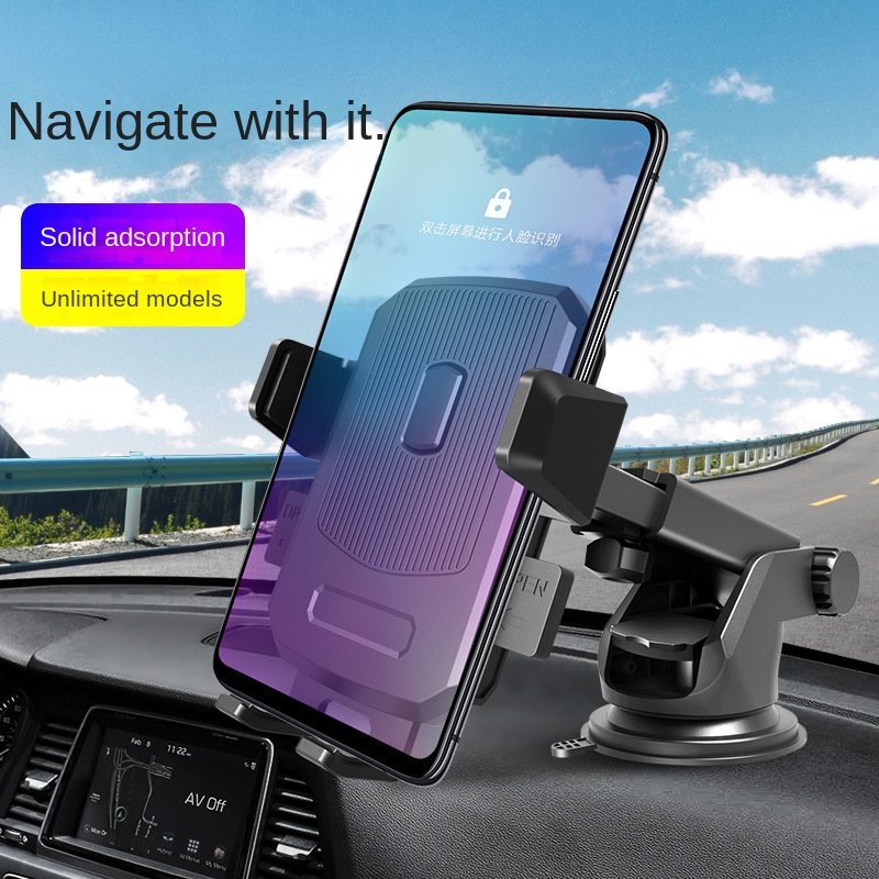 Car Phone Holder HOCO One Touch Vertical Button Navigation Mount ir Export Car Holder
