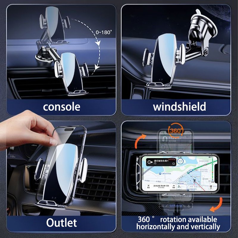 Hot Selling Cell Phone Magnetic Car Holder Suction Cup Car Phone Holder Air Vent Car Phone Mount Holder