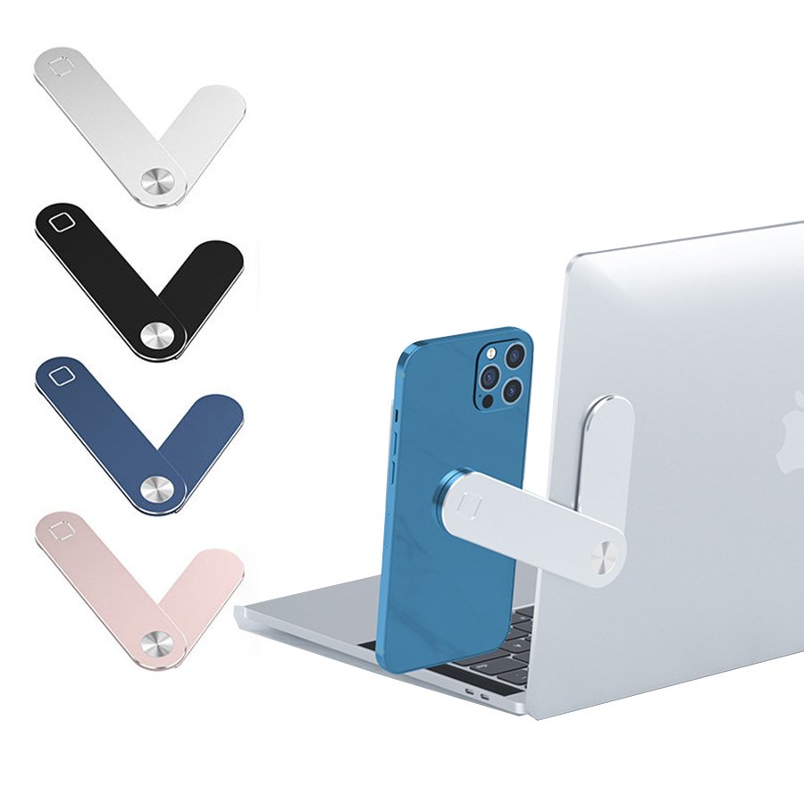 ABS magnetic Universal phone holder adjustable portable laptop side mount clip cellphone holder for laptop