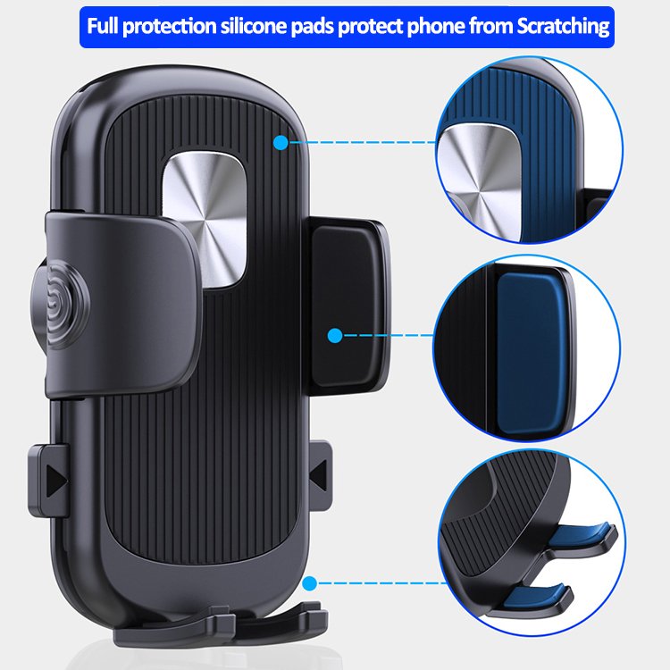 Flexible car air vent cell phone stand holder for mobile 360 degree rotatable car mobile phone holders