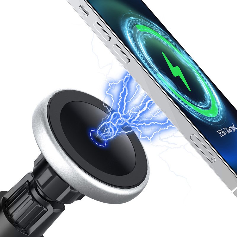 15W Fast Charging Car Holder quick charging Wireless charger Magnetic Wireless Car Charger for iphone13/14/15