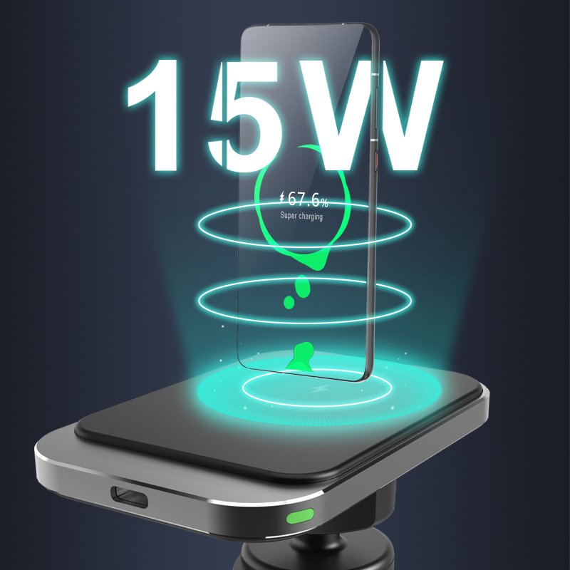 15W Fast Charging Phone Holder Magnetic Wireless Car Charger for IPhone 12 13 14 15 16