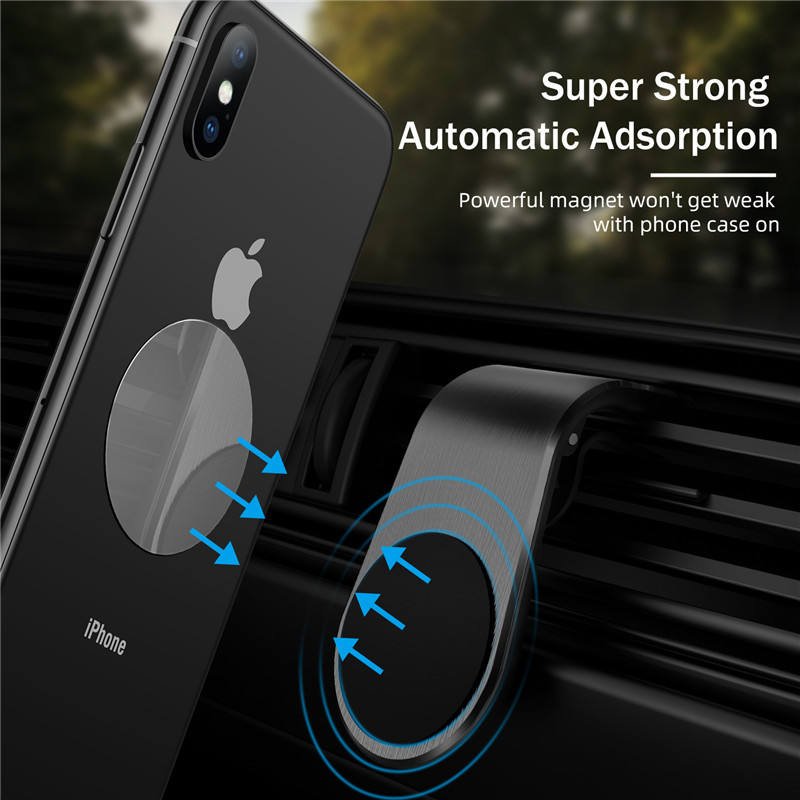wholesale custom logo personalized 360 degree magnetic air vent car mount bracket phone holder