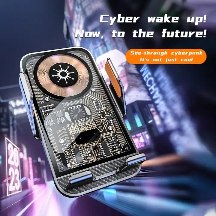 new fast charger car phone holder wireless charger 15w car tablet holder wireless charging cup holder for car