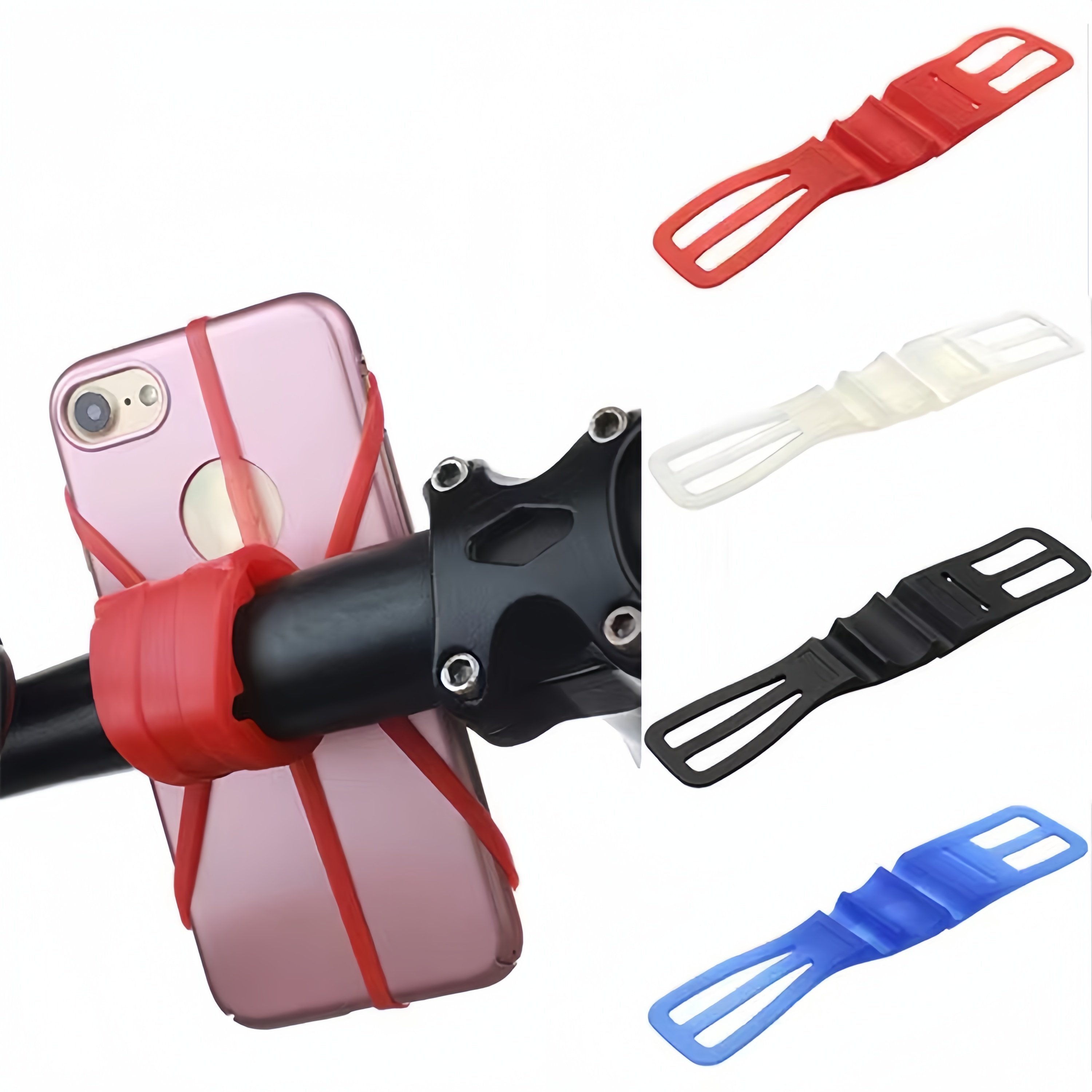 Silicone bicycle accessories bicycle phone holder anti drop phone holder