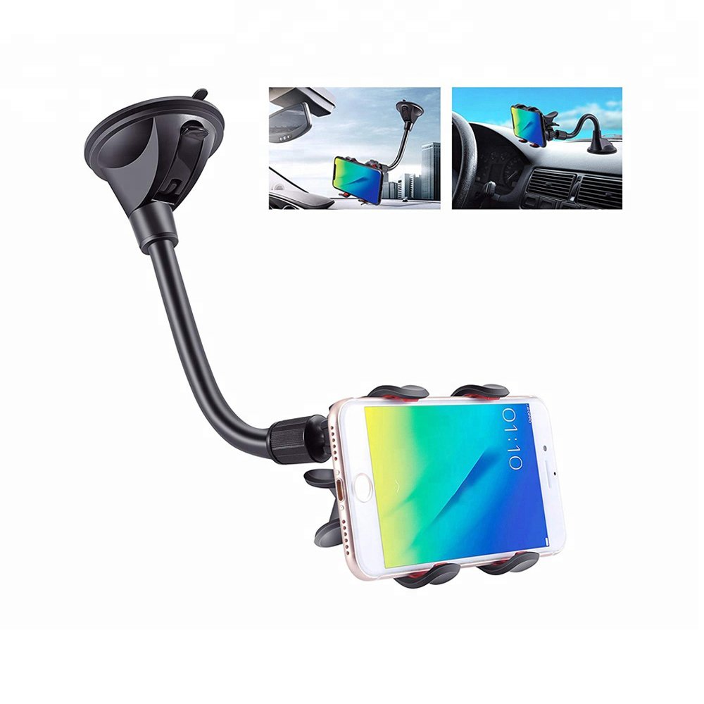Universal car cell phone holder lazy phone holder gooseneck glass desk suction cup car windshield phone stand holder for car
