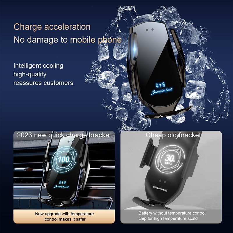 Mobile Phone & Accessories 15w Wireless Charger Car Phone Holder For Iphone Fast Wireless Charging Air Vent Mount
