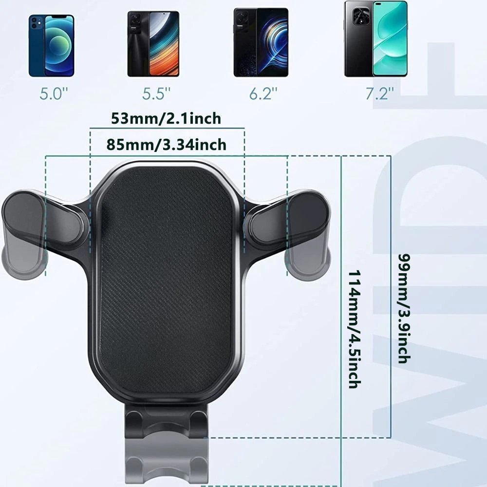 Car Accessories New Gravity Hook Car Phone Holder Air Vent Clip Mount Car Mobile Phone Bracket