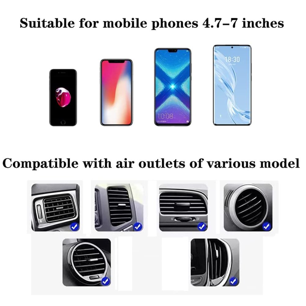 Car Accessories New Gravity Hook Car Phone Holder Air Vent Clip Mount Car Mobile Phone Bracket
