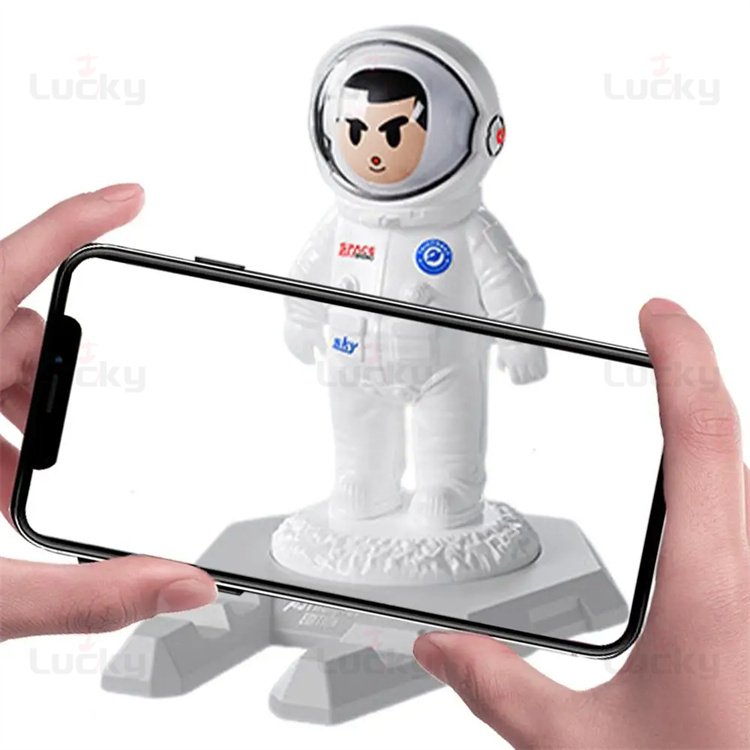 Creative Gifts Astronaut Model Cell Phone Stand Phone Holder For Desk Universal Phone Supporter Desk Accessories Office Decor