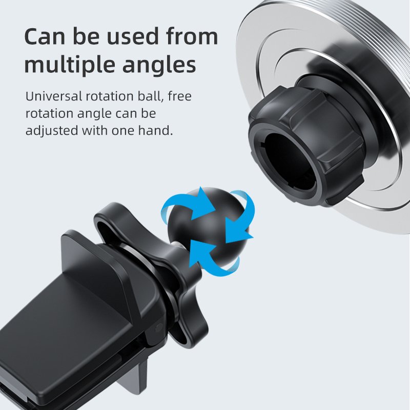 Adjustable Hands Free With Mobile Phone Holder For Car Iphone 12 Air Vent Car Mount Magnetic Stand Cell Phone Holder