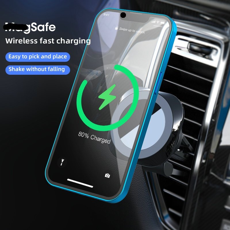 Phone Holder In Car N52 Magnet 15W Fast Charging Magnetic Car Wireless Charger Mount