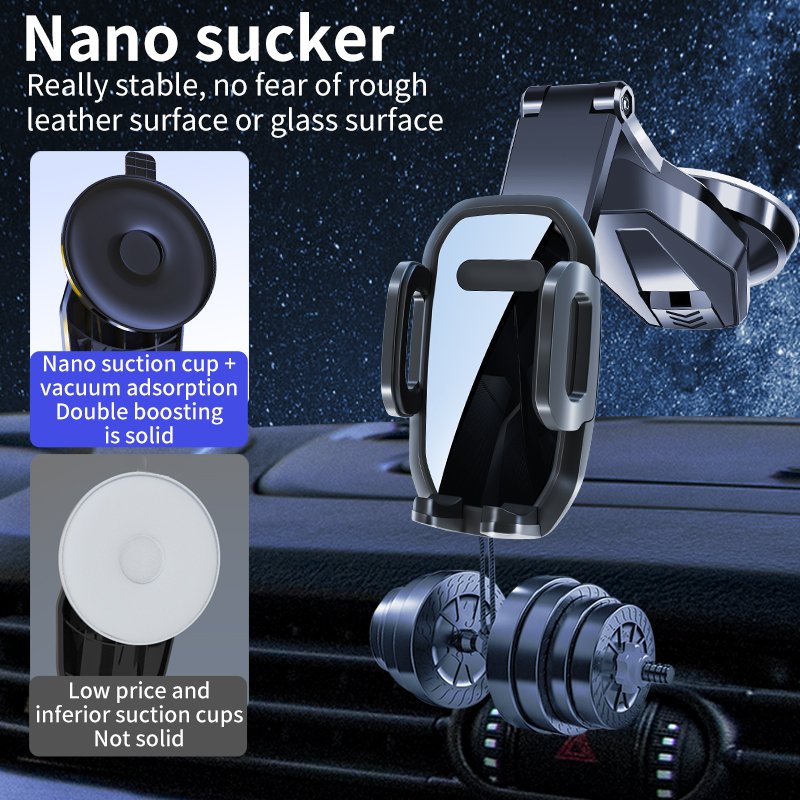 Hot Sales Car Multiple Mobile Mount Phone Accessories Universal Windshield Mount Dashboard Phone Holder for Smartphone