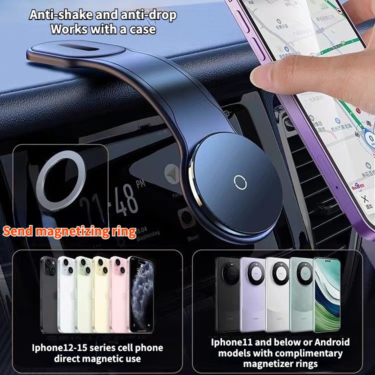 2024 Hot Car Magnet Phone Holder with Magnetic Navigation Mount