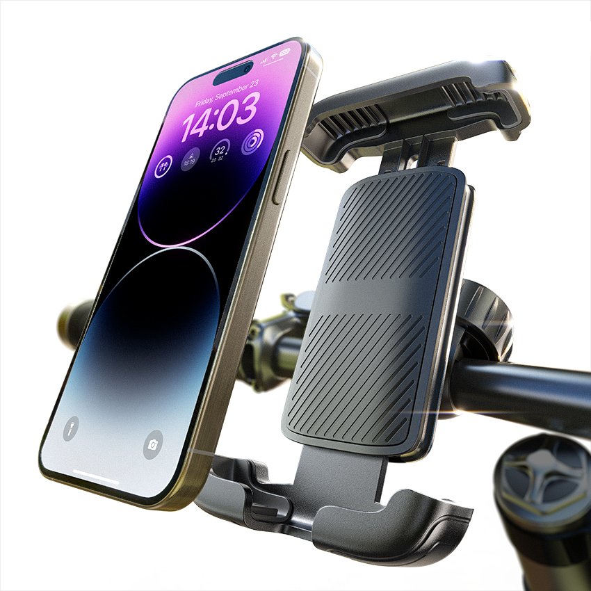 Lisen Bike Phone Holder Mount Phone Bracket for Motorcycle Mobile Phone Holder for Bike