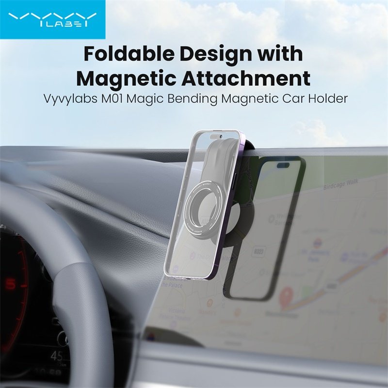 Vyvylabs M01 Magic Bending Magnetic Car Holder magnetic car holder car holder magic mount