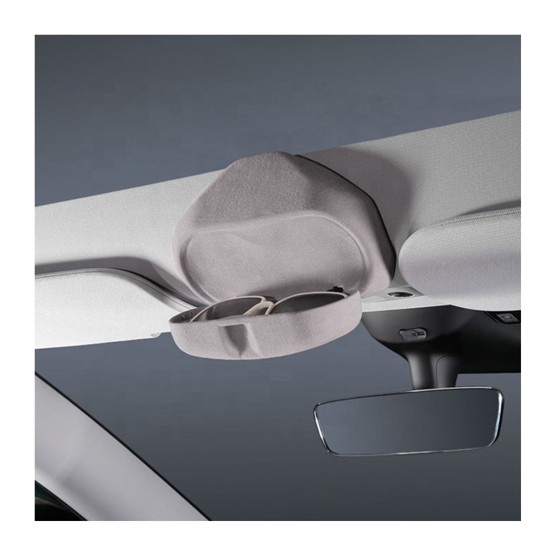 New Arrival Magnetic Car Glasses Holder Case Sunglasses Card Storage Box for Tesla Model 3 Y Auto Interior Accessories Wholesale