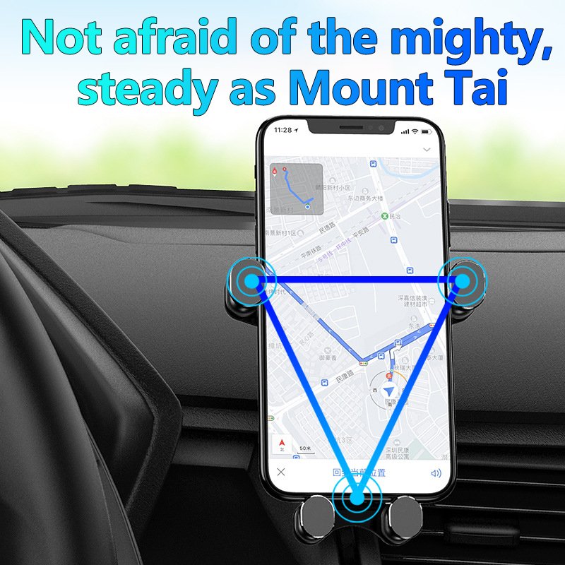 Adjustable Car Phone Holder Cell Phone Holder Fit for iPhone Smartphones