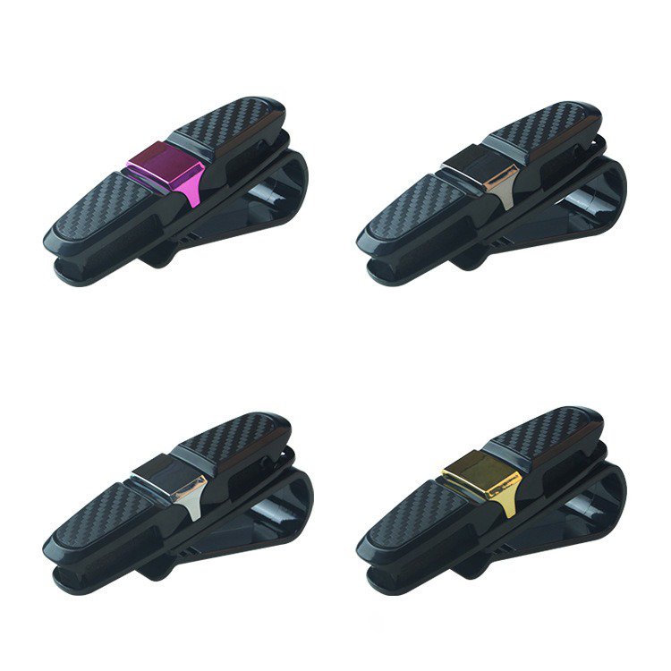 Creative Multi-Functional ABS Car Glasses Clip Portable Ticket Clip and Glasses Holder