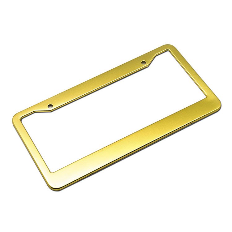 USA Size Wholesale Aluminum plate holders Support custom Printing design logo License Frame Number Plate Car Holder