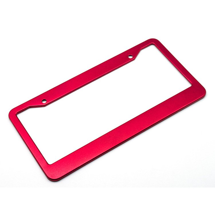 USA Size Wholesale Aluminum plate holders Support custom Printing design logo License Frame Number Plate Car Holder