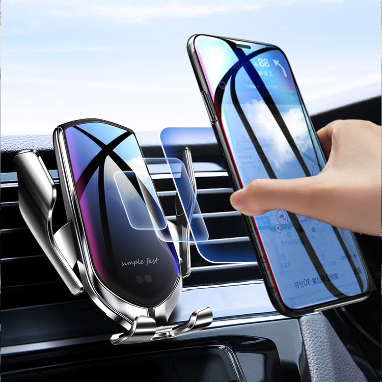 wireless fast chargers phone accessories 2022 smartphone holder phone car holder wireless car charger holders