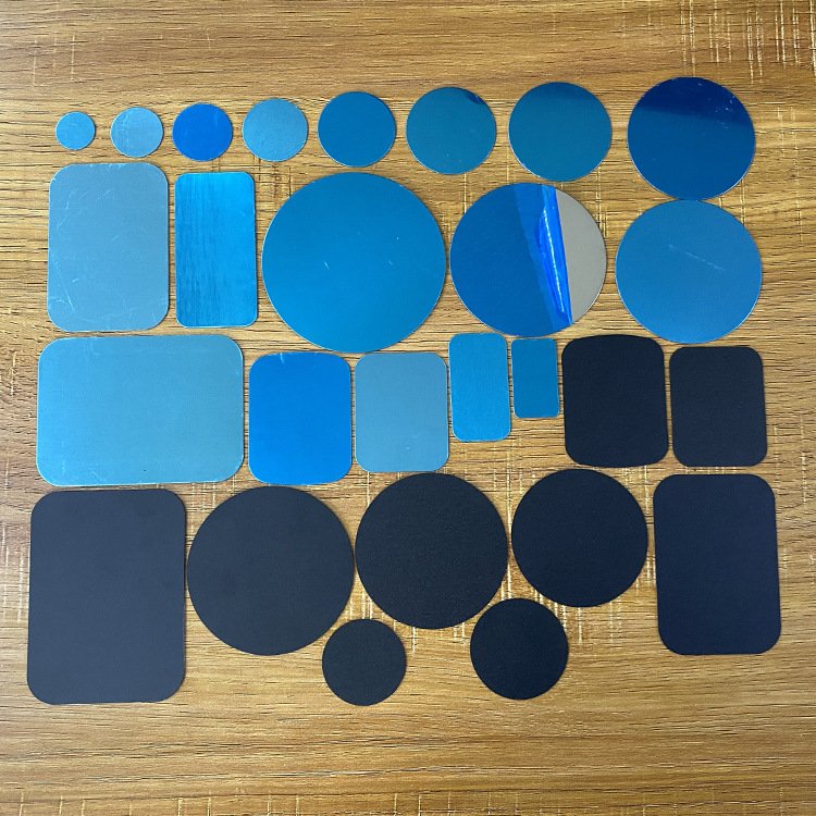 OEM ODM Drawing Metal Plate Round For Magnet Car Phone Iron Sheet Sticker For Magnetic Mobile Phone Holder Car Stand Mount