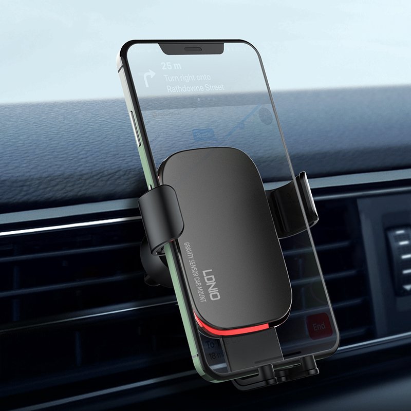 Hot LDNIO MG10 Gravity Car Mount Auto Lock Car holder Universal Gravity Mobile Phone Bracket Stand Car Holder