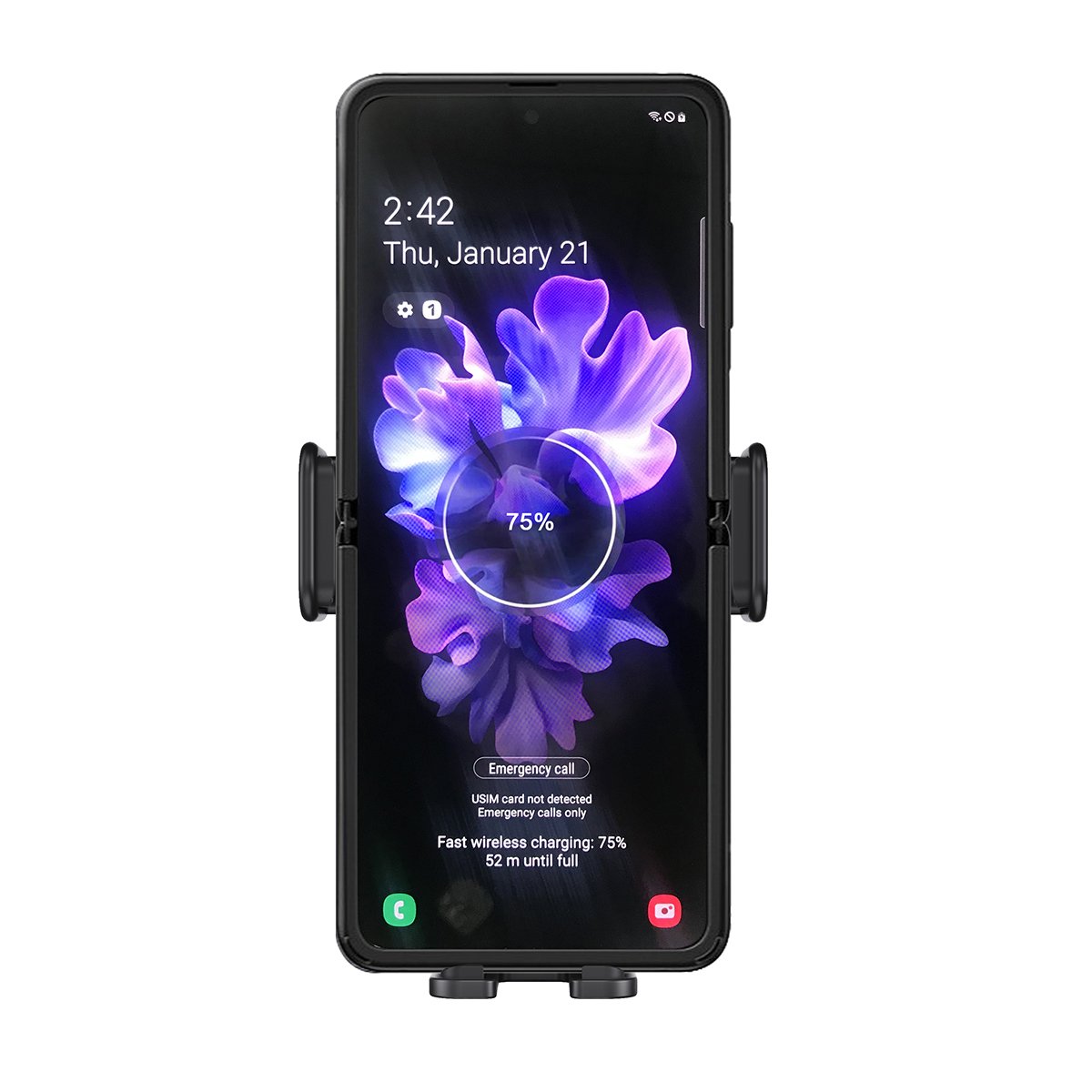 New Oem Custom Logo Shipping Free Quick Charging Special Wireless Car Phone Holder And Charger For Samsung Galaxy Z Flip