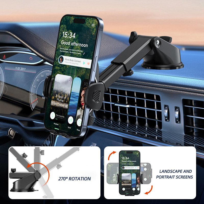 Flexible Adjustable Rotatable Truck Mobile Mount Phone Holders For Car Phone Holder